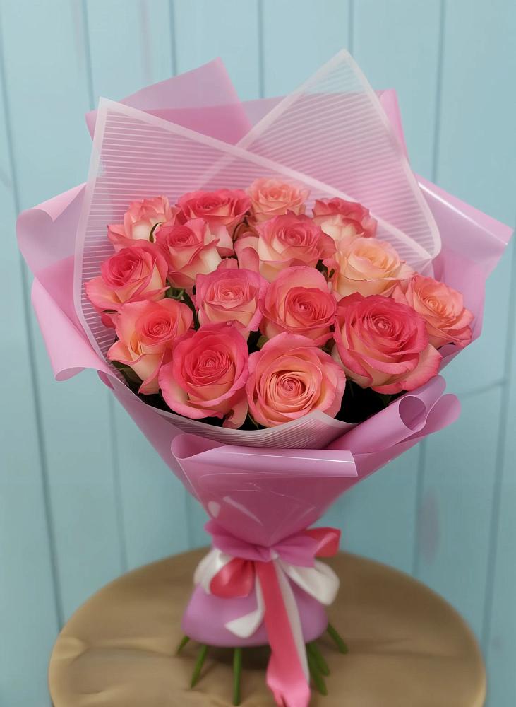 Букет 15 Розовых роз Равель в Усово-Тупик