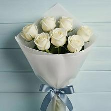Букет 7 Белых роз Эдлесс Лав в Усово-Тупик