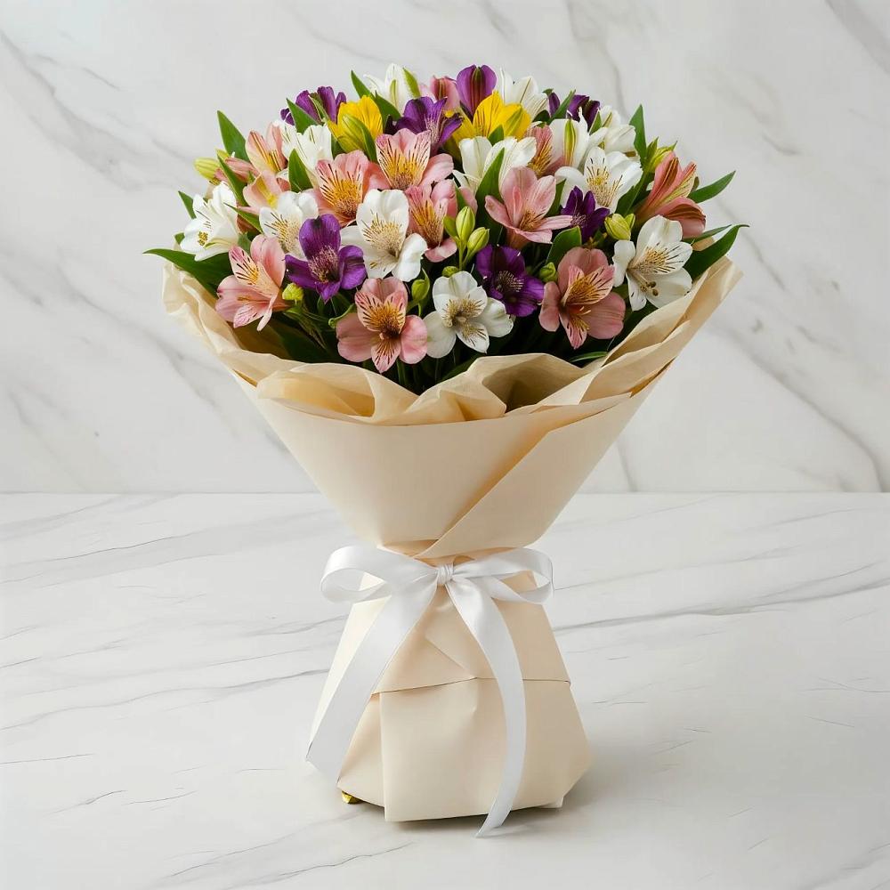 Букет цветов из: Альстромерии в Усово-Тупик