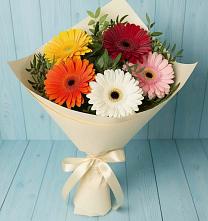 Букет цветов из:  Герберы #REPLACE_PRED# Усово-Тупик