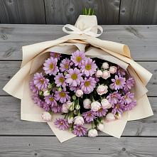 Букет цветов из:  Розы и Хризантемы в Усово-Тупик