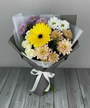Букет цветов из:  Розы, Герберы и Хризантемы #REPLACE_PRED# Усово-Тупик