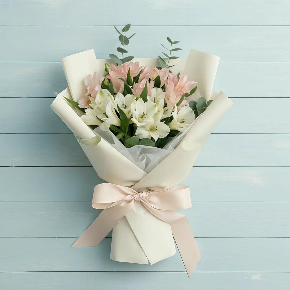 Букет цветов из: Альстромерии в Усово-Тупик