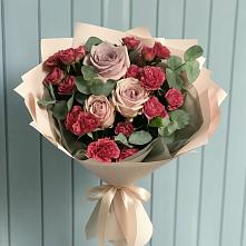 Букет цветов из:  Гвоздики и Розы #REPLACE_PRED# Усово-Тупик